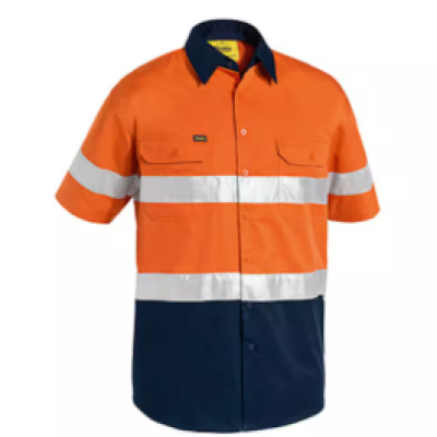 BISLEY MENS BW SHIRT SS COOL TAPE O/N