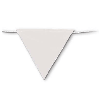 Flag Bunting - 30m Roll - White